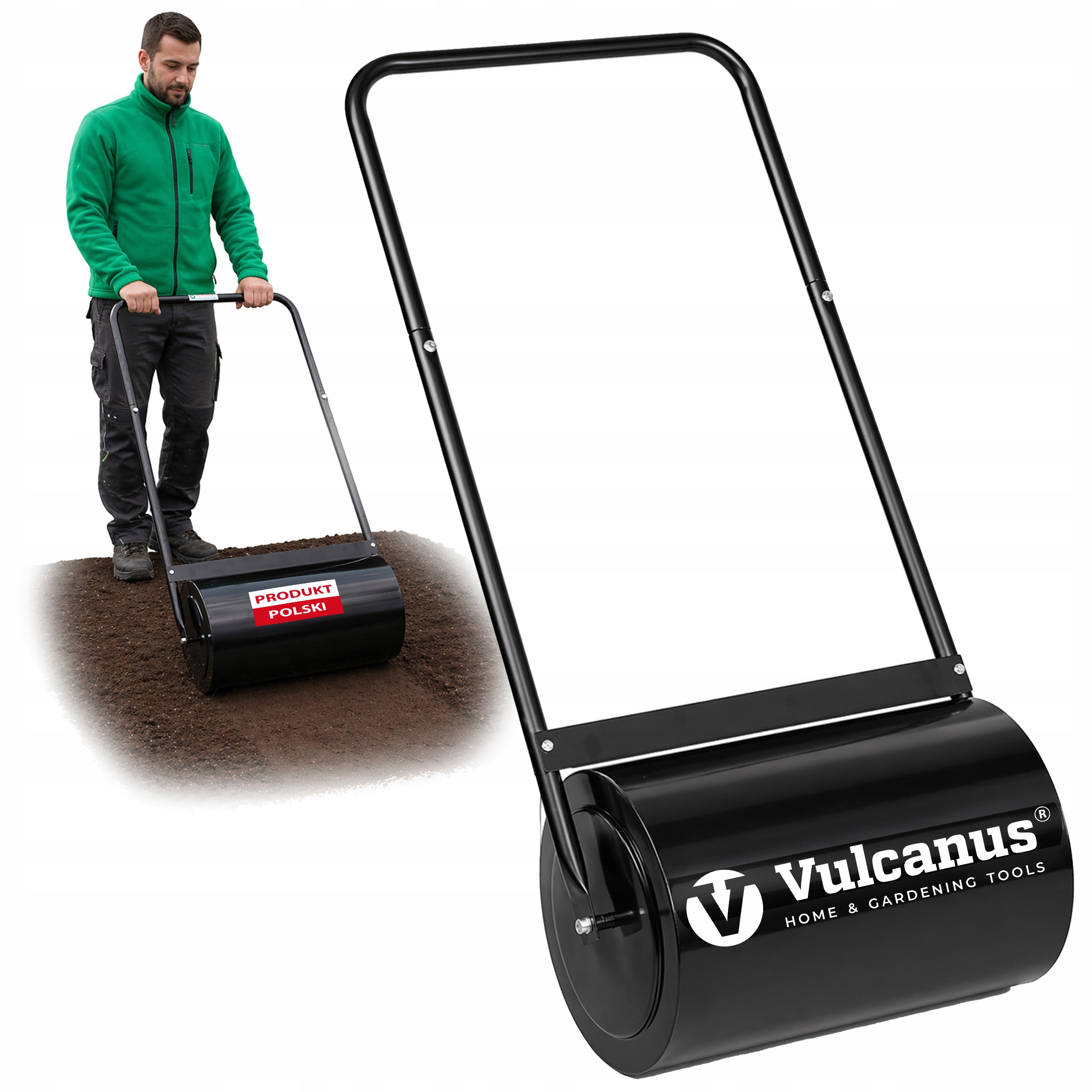 Valec na trávu 50 cm, záhradný, kovový, veľký